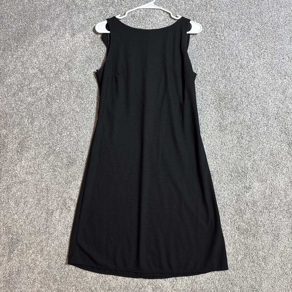 Vintage 90s Chelsea Nites Dress Size 10 Minimalist Cowl Neck Evening Wear USA